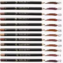 Ivory Aura™ 12pcs Lip Liner Pen 12 Colors Professional Lip Liner Pencil and Matte Lip Non-stick Cup Nude Lipstick Pencil SET