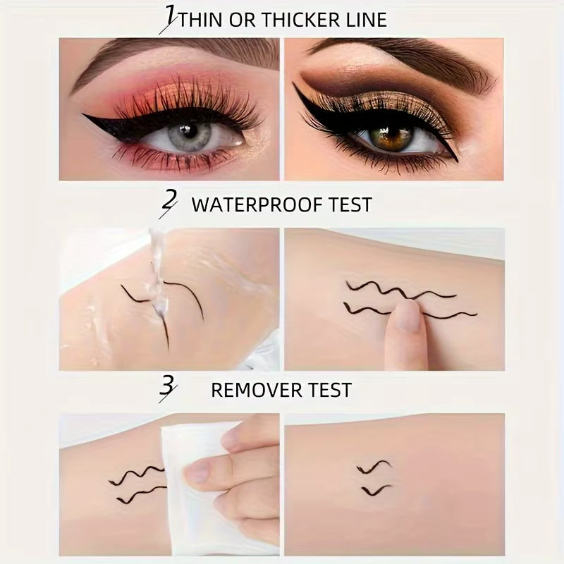 Ivory Aura™ Black waterproof, sweat-proof, and smudge-proof eyeliner creates a natural look and glides on quickly and easily.