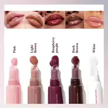 Ivory Aura™ Water Glow Plump Lip Color Liquid Lip Gloss - Cream Moisturizing Non-greasy Lip Oil Gel Lip Care Balm Hydrating Shine
