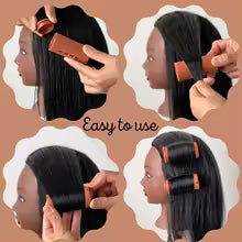 Ivory Aura™ 20Pcs Extra Large Perm Rods for Natural Hair Long Rollers Curling Styling for Women
