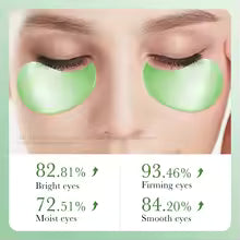 Ivory Aura™ 60pcs Aloe Vera Collagen Eye Mask Anti Dark Circles Eyes Bags Moisturizing Anti-Wrinkles Eye Patches