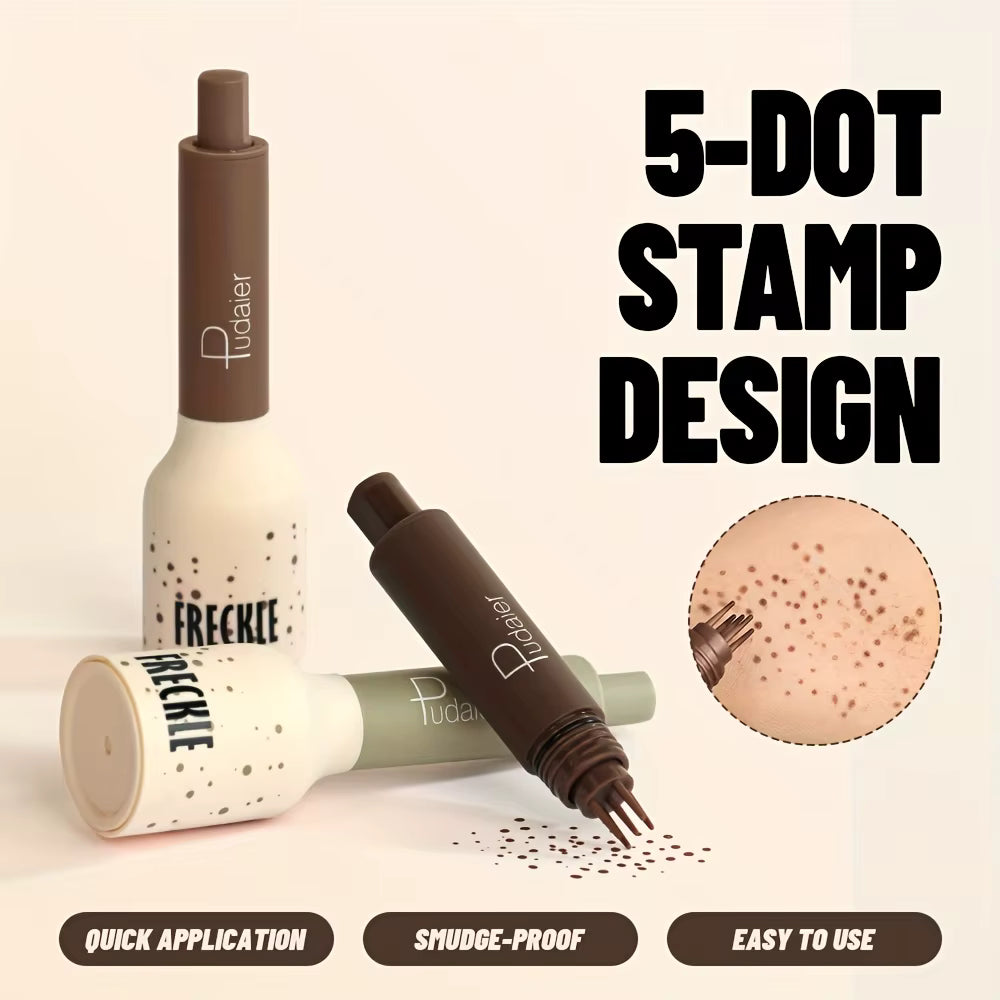 Ivory Aura™ Freckle Stamp Makeup Pen Waterproof, Natural Look Dot Freckles, Long Lasting, Sweatproof