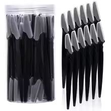 Ivory Aura™ 5/10/30/40pcs Black Brow Razor and Face Razor for Women and Men