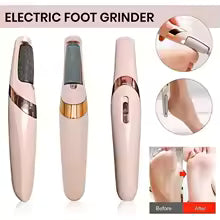 Ivory Aura™ NEW USB Electric Dead Skin Pedicure Automatic Foot Grinder Rechargeable Roller Feet Pedicure Tool with 2 Removable Roller Heads